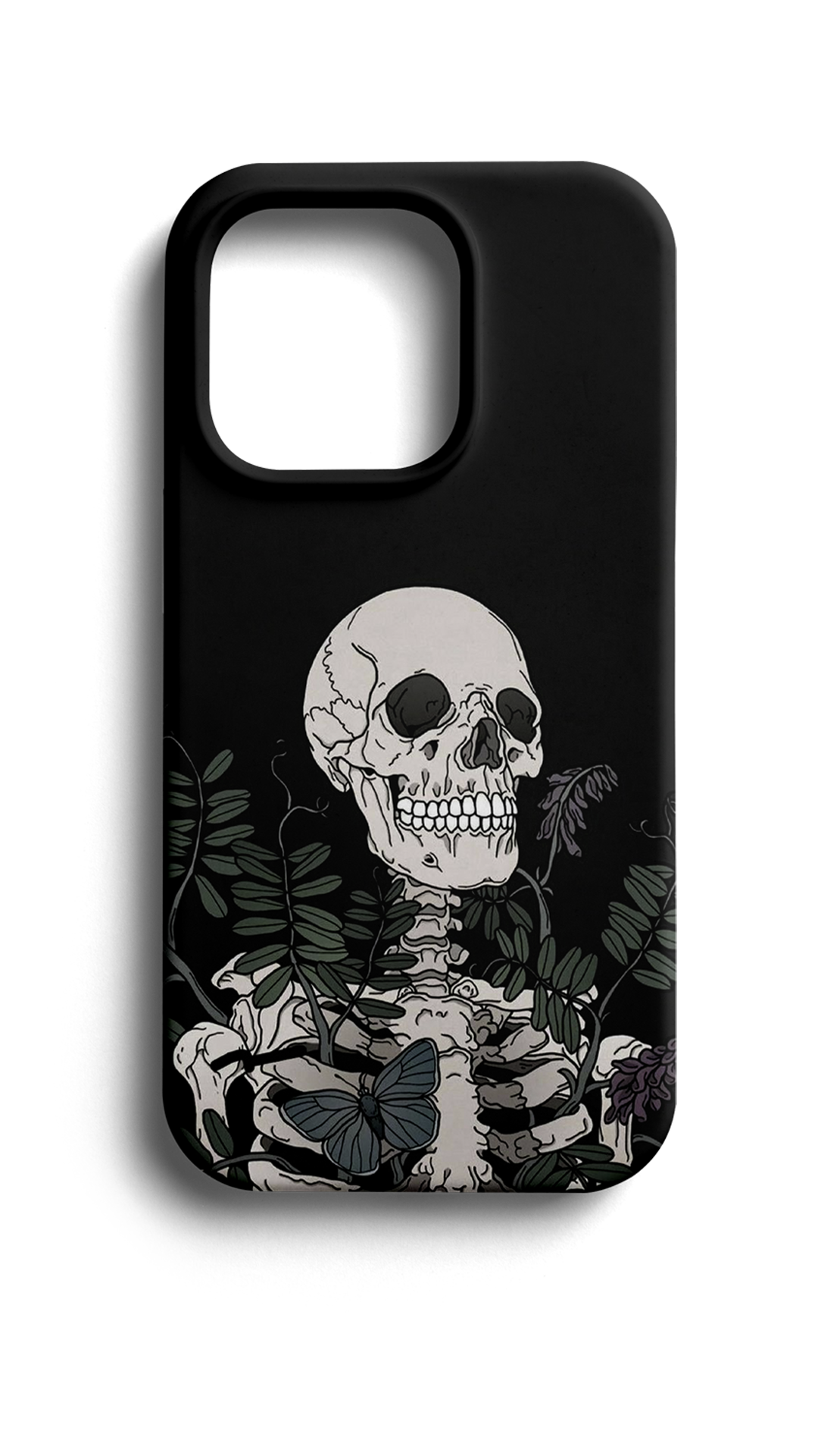 Flower Skeleton Telefon Kılıfı E263
